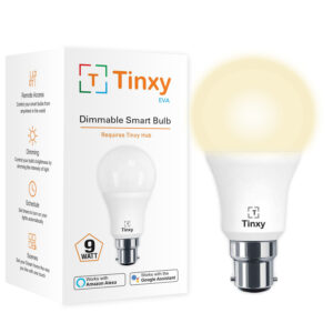 Tinxy EVA 9 Watts [Warm white] Dimmable Bulb (Works with Alexa & Google) - Hub Required