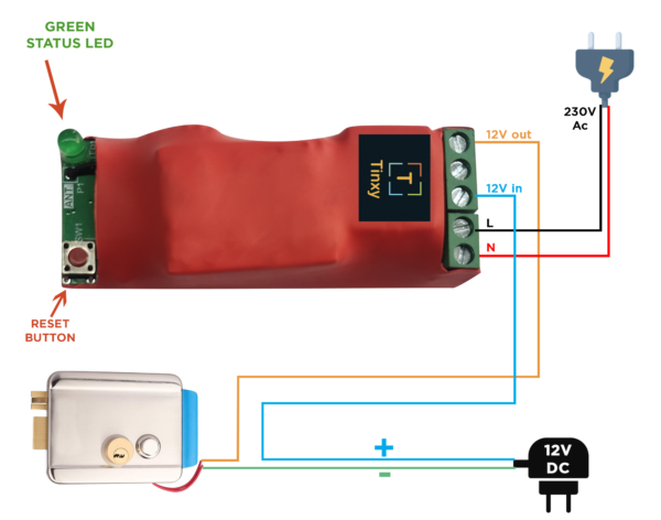 WiFi Lock Controller v1 RF (Without Remote)