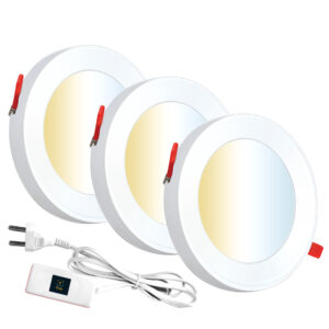 Smart 8 Watts 3 in 1 Round Panel Ceiling Color Changing Light (Cool White/Warm White/Natural White)