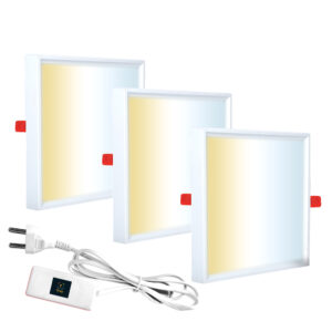 Smart 15 Watts 3 in 1 Square Panel Ceiling Color Changing Light (Cool White/Warm White/Natural White)