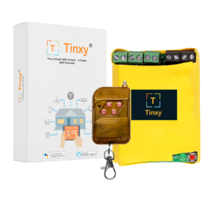 Tinxy 4 Node with Remote Smart WiFi Switch (Works with Alexa & Google)